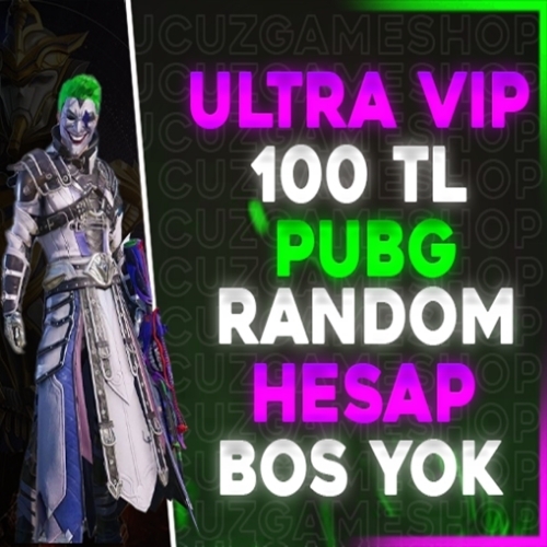  BOS YOK  100TL PUBG MOBİLE RANDOM HESAP